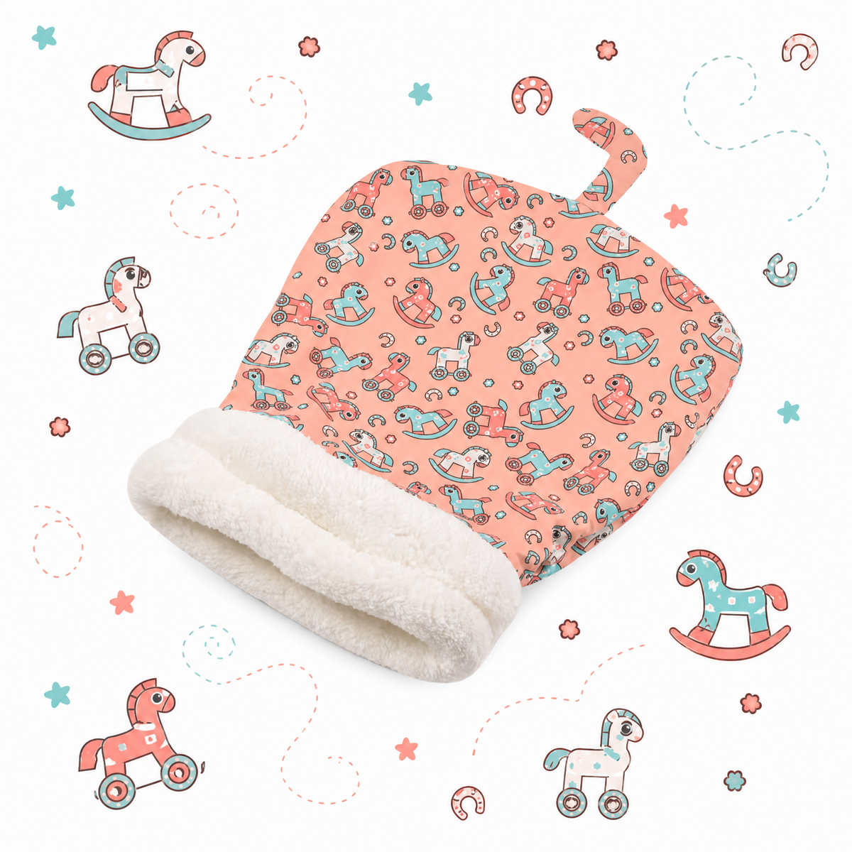 Cozy Hideaway Cat Bed with Warm Plush Lining