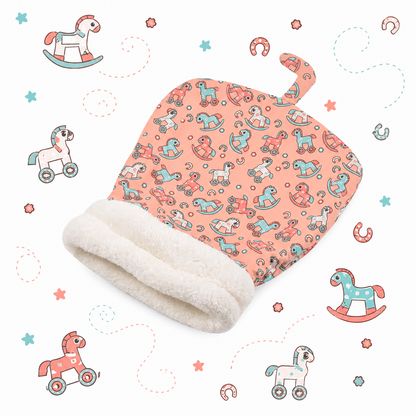Cozy Hideaway Cat Bed with Warm Plush Lining