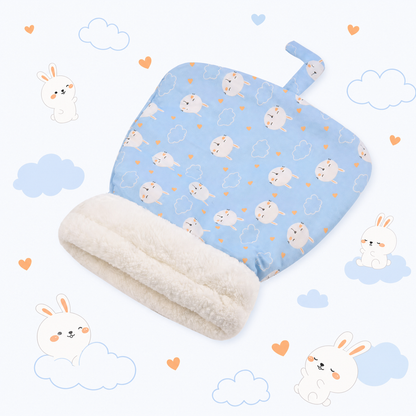 Cozy Hideaway Cat Bed with Warm Plush Lining