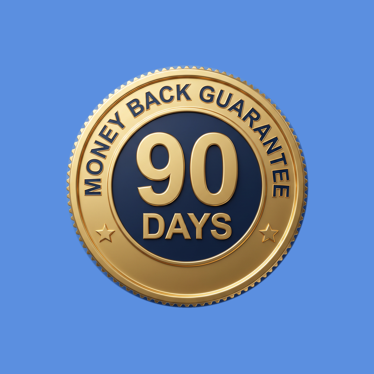 90 days money back guarantee